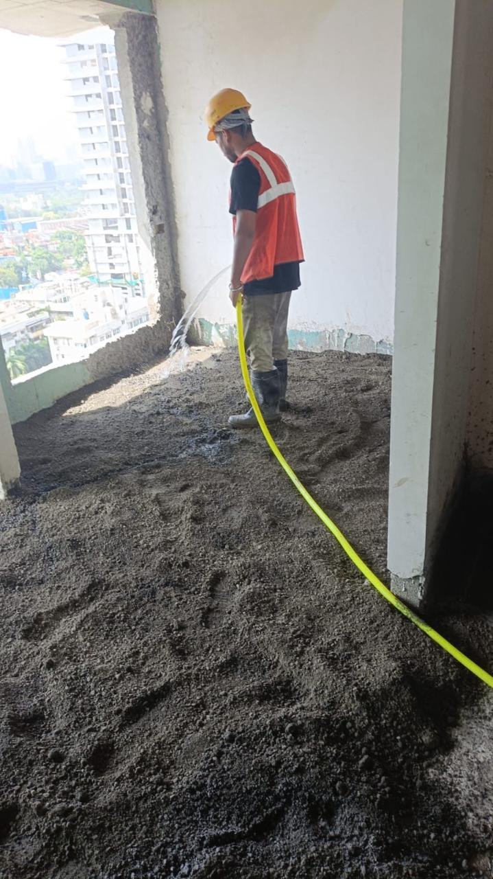 Floor levelling preparation work