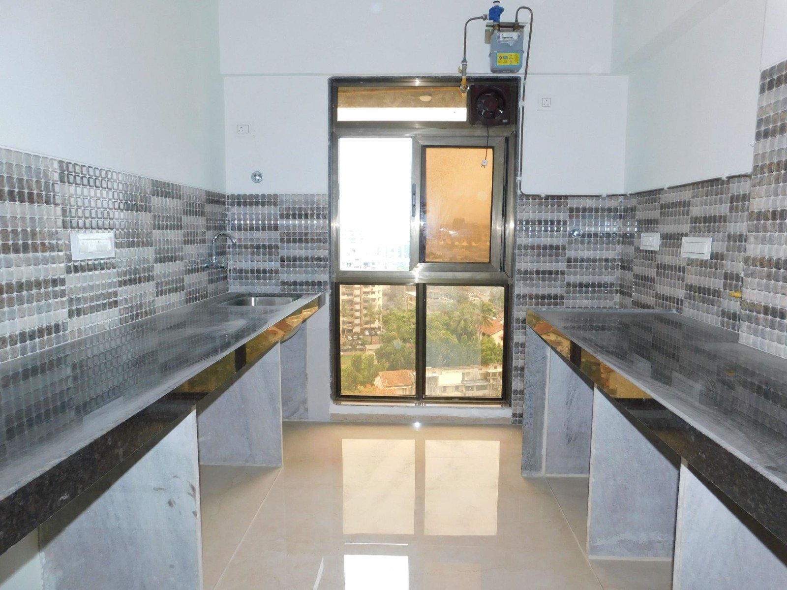 Polished marble and granite work